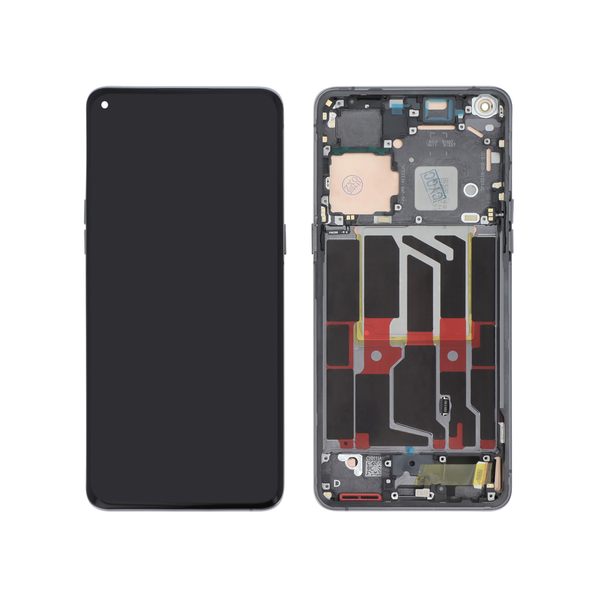 Ecran Complet Noir Oppo Find X5 Pro (Avec Châssis)