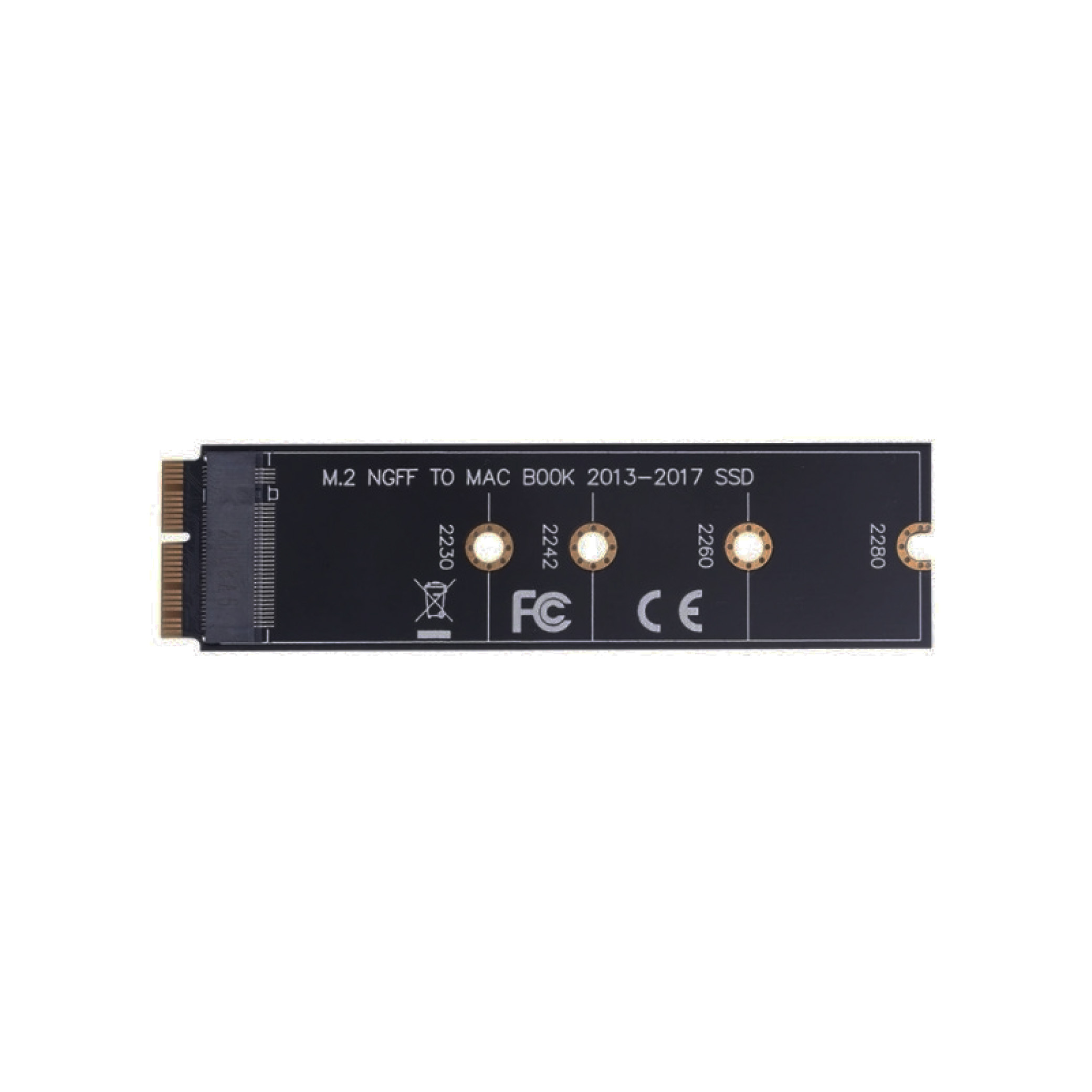 Adaptateur M.2 (NGFF) vers SSD MacBook 2013 à 2017