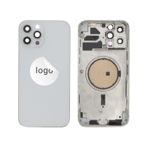 Châssis Complet (Coque Arrière Pré-montée) Argent iPhone 12 Pro Max (Pulled A)