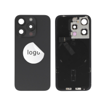 Vitre Arrière Complète Titane Noir iPhone 15 Pro (Pulled A)