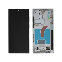 Ecran Complet Blanc Galaxy S22 Ultra (S908) (Soft OLED)