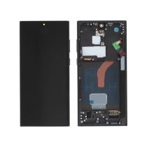 Ecran Complet Noir Galaxy S22 Ultra (S908) (Soft OLED)