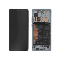 Ecran Complet Blanc Nacré Huawei P30 Pro (Batterie Intégrée)