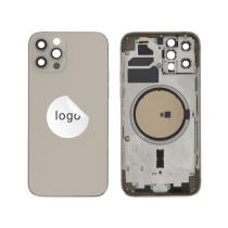 Châssis Complet (Coque Arrière Pré-montée) Or iPhone 12 Pro (Pulled C)