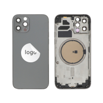 Châssis Complet (Coque Arrière Pré-montée) Graphite iPhone 12 Pro (Pulled B)