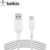 BELKIN Câble Tressé USB-C 2m (Blanc)