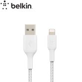 BELKIN Câble Tressé Lightning MFi 15cm (Blanc)