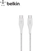 BELKIN Boost Charge Câble Tressé USB-C vers USB-C 1m (Blanc)