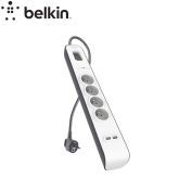 BELKIN Multiprise/Parafoudre 4 prises + 2 USB (2m)