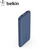 BELKIN PowerBank 3 ports 10.000mAh avec câble USB-A vers USB-C (Bleu)