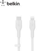 BELKIN Câble Silicone USB-C vers Lightning 1m (Blanc)