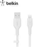 BELKIN Câble Silicone USB-A vers Lightning 1M (Blanc)