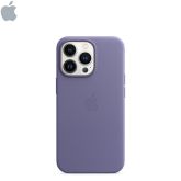 APPLE Coque en cuir MagSafe iPhone 13 Pro (Glycine)