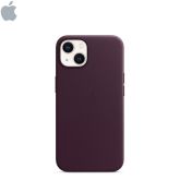 APPLE Coque en cuir MagSafe iPhone 13 (Cerise noire)