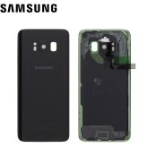 Vitre Arrière Noire Carbone Galaxy S8 (G950F)