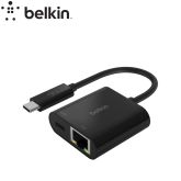 BELKIN Adaptateur USB-C vers Ethernet avec Power Delivery (Noir)
