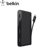 BELKIN Mini Hub 4 ports avec Câble USB-C