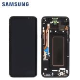 Ecran complet Noir Carbone Galaxy S8+ (G955F)