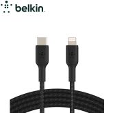 BELKIN Câble Tressé USB-C vers Lightning 1m (Noir)