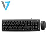 V7 Combo Clavier/Souris Filaires USB/PS2