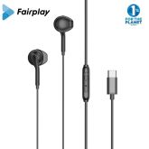 FAIRPLAY ONYX Ecouteurs USB-C (Noirs) (ProPack)