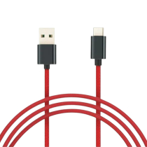 Xiaomi Câble Tressé USB-A vers USB-C 1m (Rouge)