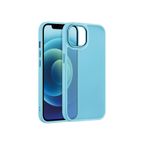 Coque Satin Matte iPhone 14 Pro (Bleu Dragée)
