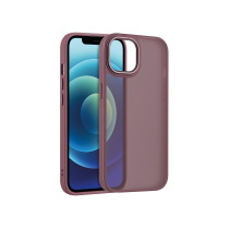 Coque Satin Matte iPhone 16 Plus (Rouge Bordeaux)