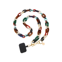FAIRPLAY Chaine Longue Ambre 120 cm (Multicolore) 
