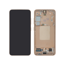 Ecran Complet Orange Galaxy S24 (S921B) (Avec châssis)

