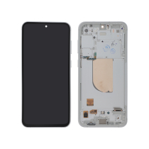 Ecran Complet Blanc Galaxy S23 FE (S711B) (Avec châssis)