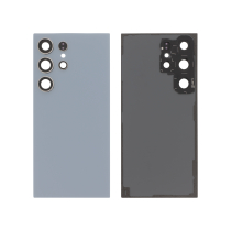 Vitre Arrière Titane Bleu Galaxy S24 Ultra (S928B) (Sans logo)