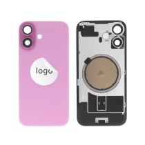 Vitre Arrière Rose iPhone 16 (Pulled B)