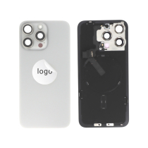 Vitre Arrière Titane Naturel iPhone 15 Pro Max (Avec Composants) (Pulled A)