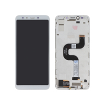Ecran Complet Blanc Xiaomi Mi A2 (avec châssis)