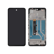 Ecran Complet Noir Moto Edge 20 Lite (avec châssis) (ReLife)