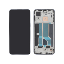 Ecran Complet Noir OnePlus Nord 2 5G (avec châssis) (ReLife)