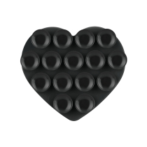 Support Ventouse Coeur (Noir)