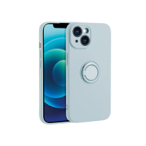 Coque Finger Grip iPhone 14 Pro Max (Bleu Clair)