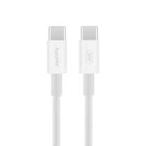 FAIRPLAY Câble 60W USB-C vers USB-C 1m (Blanc)