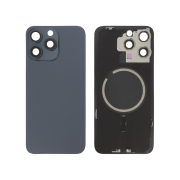 Vitre Arrière Complète Titane Bleu iPhone 15 Pro Max (Avec MagSafe) (Sans Logo)