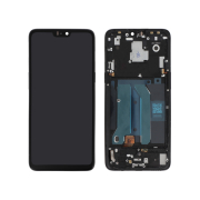 Ecran Complet Noir OnePlus 6 (Avec Châssis)