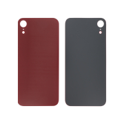 Vitre Arrière Rouge iPhone XR (Large Hole) (Sans Logo)
