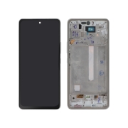 Ecran Complet Blanc OLED Galaxy A53 5G (A536B) (Avec châssis)
