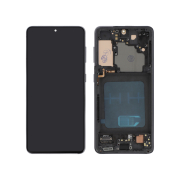 Ecran Complet Gris OLED Galaxy S21 5G (G991B) (Avec châssis)