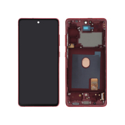 Ecran Complet Rouge Galaxy S20 FE 4G/5G (G780F/G781B) (Avec châssis)