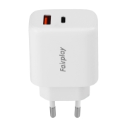 FAIRPLAY MESSINA Chargeur 65W 2USB (A+C) (ProPack)