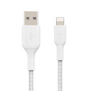 BELKIN Câble Tressé USB-C 3m (Blanc)