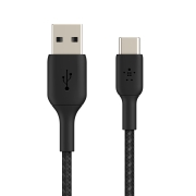 BELKIN Câble Tressé USB-C 2m (Noir)