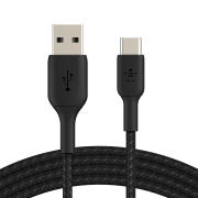 BELKIN Câble Tressé USB-C 1m (Noir)